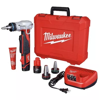 Milwaukee 2432-22 M12 ProPex Expansion Tool Kit 12V Cordless 1/2” - 1” • $450