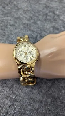 Michael Kors MK3131 Women's Runway Wrist Watch - Gold • $60
