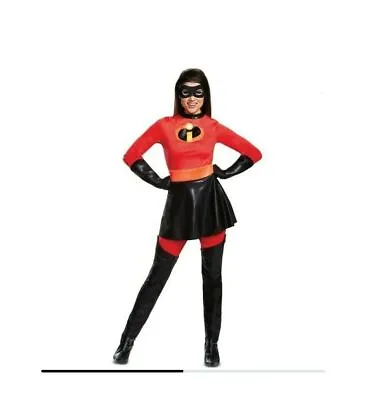 The Incredibles 2 Mrs. Incredible Skirted Deluxe Adult Costume Disney Store S/M  • $55.99