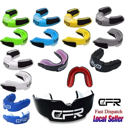 Gel Gum Shield Mouth Guard Case Teeth Grinding Boxing MMA Sports For Kids/Adults • $6.49