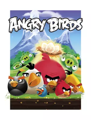 3D Large Lenticular Poster Angry Birds Eggs • $19.95