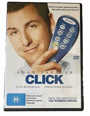 Click DVD 2006 Region 4 Like New Sealed Comedy Adam Sandler Kate Beckinsale • $5.99