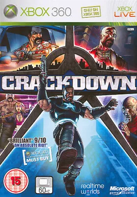 Crackdown (Xbox 360) Adventure: Free Roaming Incredible Value And Free Shipping! • £2.58