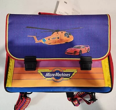 MICRO MACHINES 1990 ITALY GiG BACKPACK FERRARI HELICOPTER W/ TAG - JOESCURIOS • $329.95