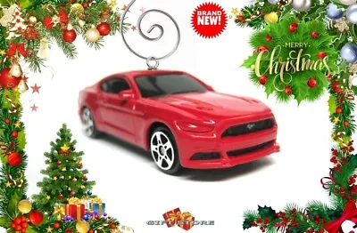 🎁 Rare Christmas Ornament Red Ford Mustang Gt Fan Switch Hanger Great Gift 🎁🎁 • $34.98