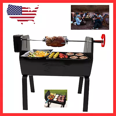 Expert Grill Charcoal Portable Rotisserie BBQ Grill: Durable Easy To Use & New • $69.99
