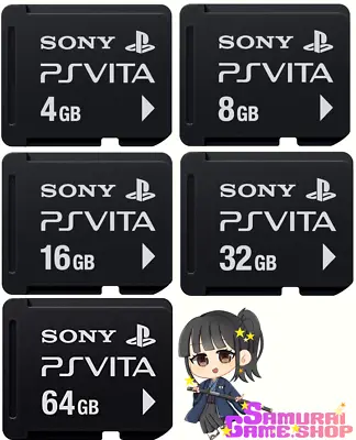 PS Vita Memory Card Sony Official 64GB 32GB 16GB 8GB 4GB For Playstation Vita • $8