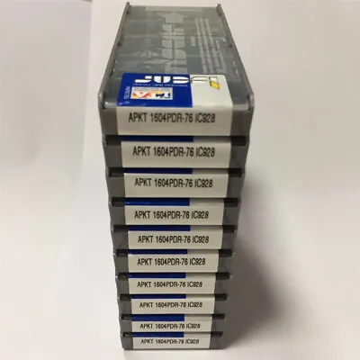 100pieces/10boxes APKT 1604PDR-76 IC928 CNC Carbide Inserts • $136.90