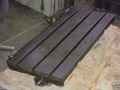 35  X 16  Steel T Slotted Table Layout Mazak VQC-15 W Ball Screw • $400