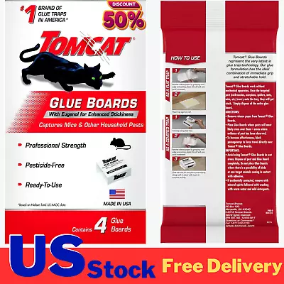 LARGE Mouse Mice Rat 72 Max SUPER Sticky Glue Pest Boards Traps Insect Catcher • $6.71