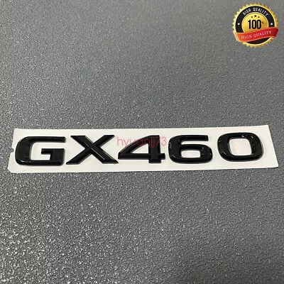 Glossy Black Rear Trunk GX460 Letter Logo Badge Emblem Sticker For Lexus F-Sport • $20.96