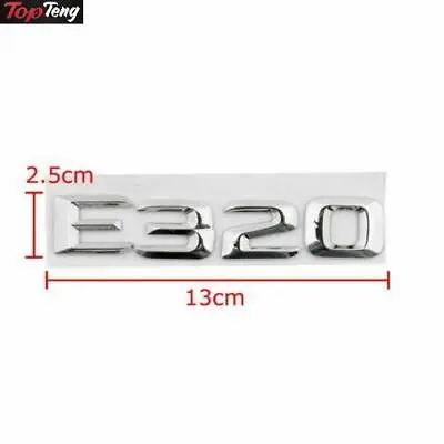 Car Trunk Rear Emblem Badge Letters E320 For W124 W210 W211 E320 Chrome !! • $11.61