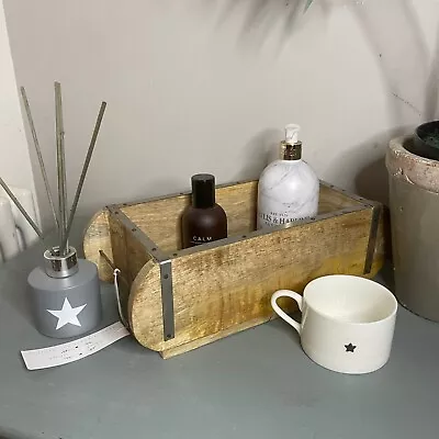 £12.95 • Buy Vintage Brick Mould, Wooden Storage Box, Wooden Display Box, Table Centrepiece