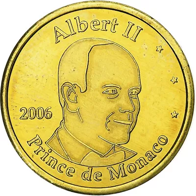 [#1260072] Monaco 20 Euro Cent Unofficial Private Coin 2006 Brass MS • $17.56