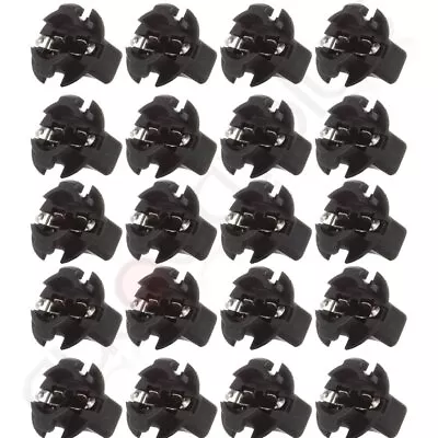 20  T10 194 1/2 Hole Twist Wedge Instrument Panel Dash Light Bulb Base Sockets • $8.45