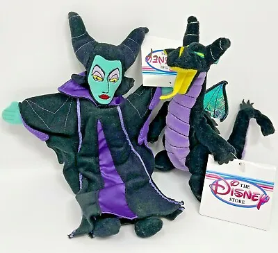 Disney Maleficent & Dragon Plush Bean Bag Toys Sleeping Beauty 10  • $27.99