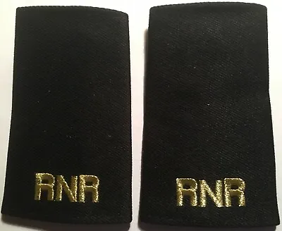 Pair Of Royal Naval Reserve Slide Epaulettes - Brand New Unissued. • $3.72