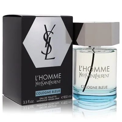L'homme Cologne Bleue By Yves Saint Laurent Eau De Toilette Spray 3.4 Oz For Men • $77.45