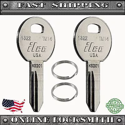 $6.93 • Buy 2 RV Keys - Trimark TM14 / 1622 / TRM-10D - Recreational Vehicle Keys KS201