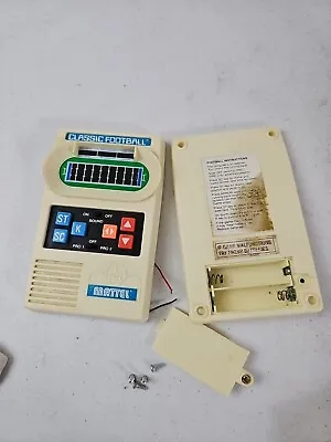2000 Mattel Classic Football Electronic Handheld Game  For Parts Or Repair • $16.99