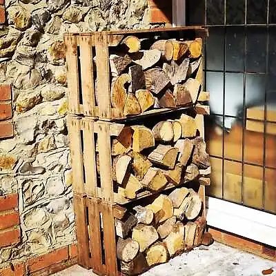 LOG STORAGE UNIT - Fire Wood  / Log Store / Timber / Wood Burner BBQ Firepit. • £74.95