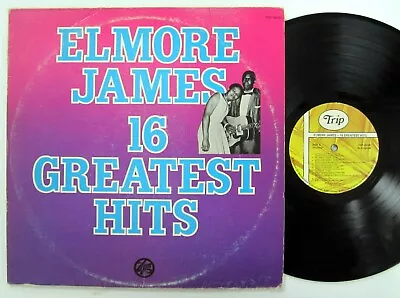 ELMORE JAMES 16 Greatest Hits LP Blues Compilation MINT- Vinyl    Dh 143 • $28