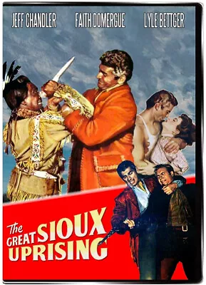 The Great Sioux Uprising 1953 DVD - Jeff Chandler Faith Domergue Lyle Bettger • $12