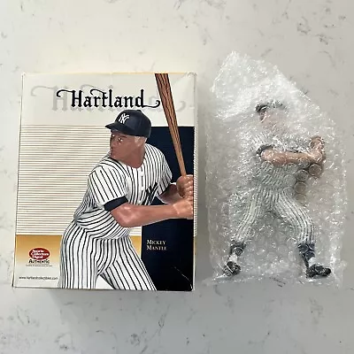 2002 Hartland Mickey Mantle Figurine Statue New Open Box Pinstripes SGC • $34.99