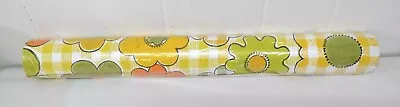 £75.20 • Buy VTG 60s-70s Flower Power Daisy Hippy DeSoto Wallpaper 72 Sq Ft Double Roll