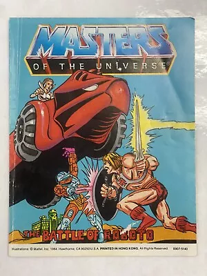 The Battle Of Roboto Mini Comic Book HE-MAN Masters Of The Universe 1984 MOTU • $6.38