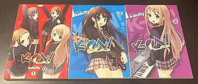 K-On! Manga Lot - Lootcrate Exclusive - Vols. 1 2 & 4 • $30