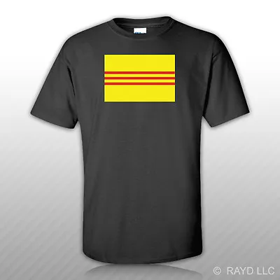 South Vietnam Flag T-Shirt Tee Shirt Free Sticker Vietnamese • $15.99