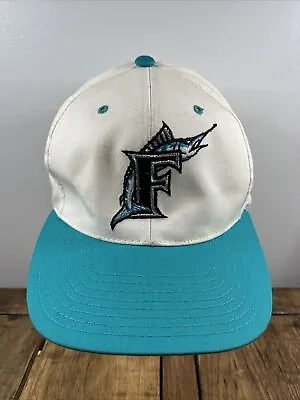 Vintage Florida Marlins SnapBack Hat MLB Genuine Merchandise Twins Enterprise • $29.99