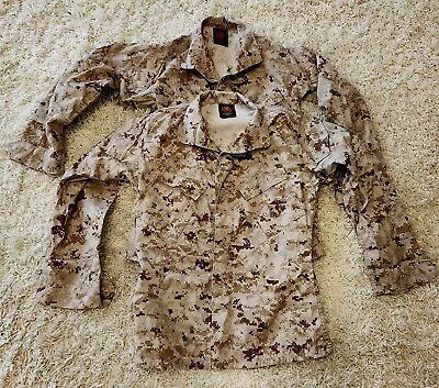 Lot Of 2* Marine Corps Desert MARPAT Digital Camouflage Blouse Small-long • $32