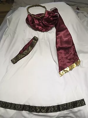 ROMAN GIRL DRESSING UP OUTFIT SIZE MEDIUM 120-130cm  • £3.99