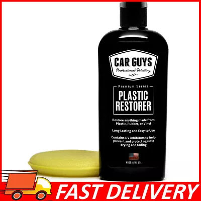 CAR GUYS Plastic Restorer Solution For Bringing Rubber Vinyl & Plastic 8 Oz • $22.49