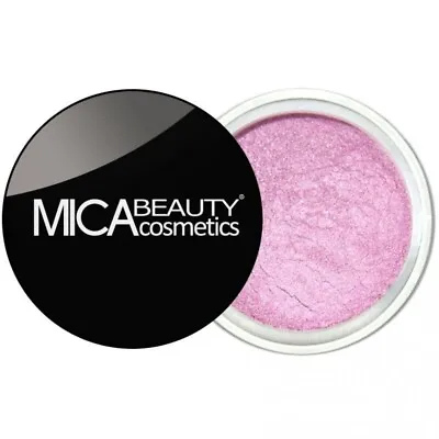 MICA BEAUTY Mineral Eye Shadow Glitter ORCHID 25 Light Pink Full Sze 2.5g NeW • $18.33