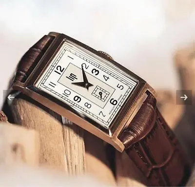 LIP Churchill T18 Gold Brown Leather Belt Wristwatch Analog Unisex Men Woman • $412.78