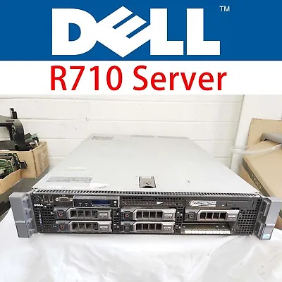 Dell R710 2x X5650 @2.67GHz 24GB Ram 5x 600GB 3.5  SAS HD 2x PS • $599