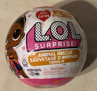 L.O.L. Surprise Animal Rescue Ball 7 Surprises Paper Ball Doll/Pet/Extras • $9.99