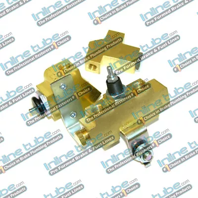 70 71 Mopar E Body 3Pc Disc Brake Distribution Brass Block Proportioning Valve • $188.50