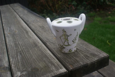UNUSUAL Hand Painted Pottery Toothbrush Holder/Posy Vase? Giffin Goblin Design • £8.99