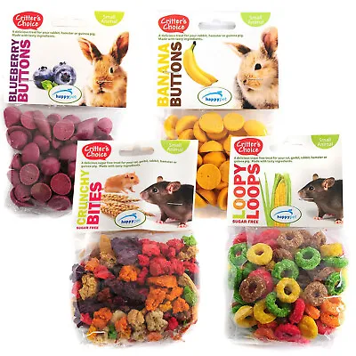 Critter's Choice Small Animal Treats Fruit Veg Rabbit Guinea Pig Hamster Rat • £4.39
