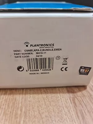 £19.99 • Buy Plantronics CS60X Call Centre Office Wireless Cordless Headset System Bundle