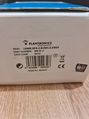 £19.99 • Buy Plantronics CS60X Call Centre Office Wireless Cordless Headset System Bundle