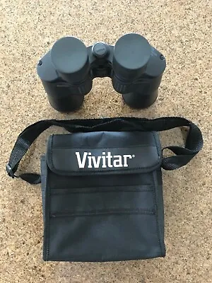 Vivitar Binoculars 7x50 Coated Optics 297 Feet At 1000 Yards With Carrying Case • $16.50