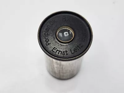 Vintage E Leitz Wetzlar Leica 8x Microscope Eyepiece Periplan.Ok. • $29.99