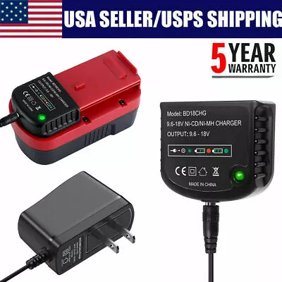 9.6V-18V Battery Charger For Black & Decker HPB18 HPB18-OPE FSB18 HPB14 HPB12 US • $15.99