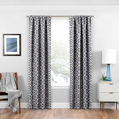 Eclipse Isante Blackout Window Curtain Grey 37 X 84 • $15