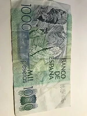 Banco De Espana 1000 Mil Pesetas Note • £7.50